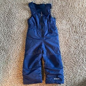 Columbia Size 4T Blue Snow bibs/ Snow pants